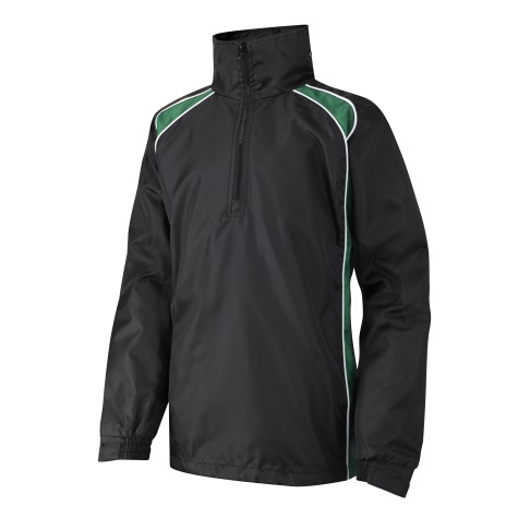 Black-Emerald-White