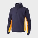 Navy-Amber-White